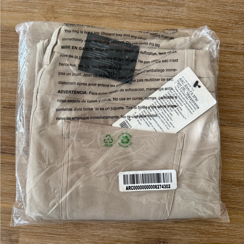 Lululemon ABC Slim-Fit 5 Pocket Pant 28L
